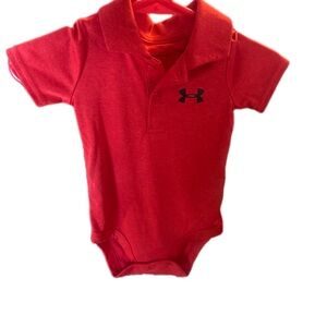 Under Armour Red Baby Onesie 3-6 months